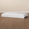 Baxton Studio Neves White Finished Wood Twin Size Trundle 158-9658 - alternate 6